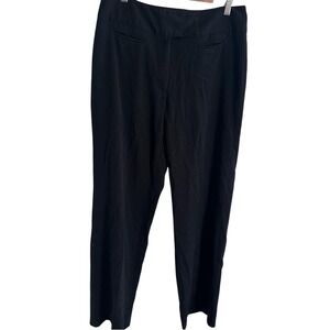 Pantology Black Professional Office Work Pants 10 slacks chino trousers